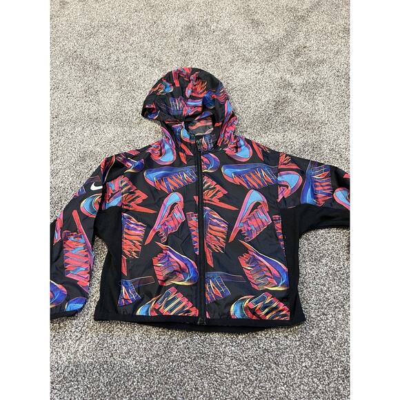 Nike Other - Nike Jacket Size 3T Lightweight Packable Retro Colorful Spring Kids Jacket